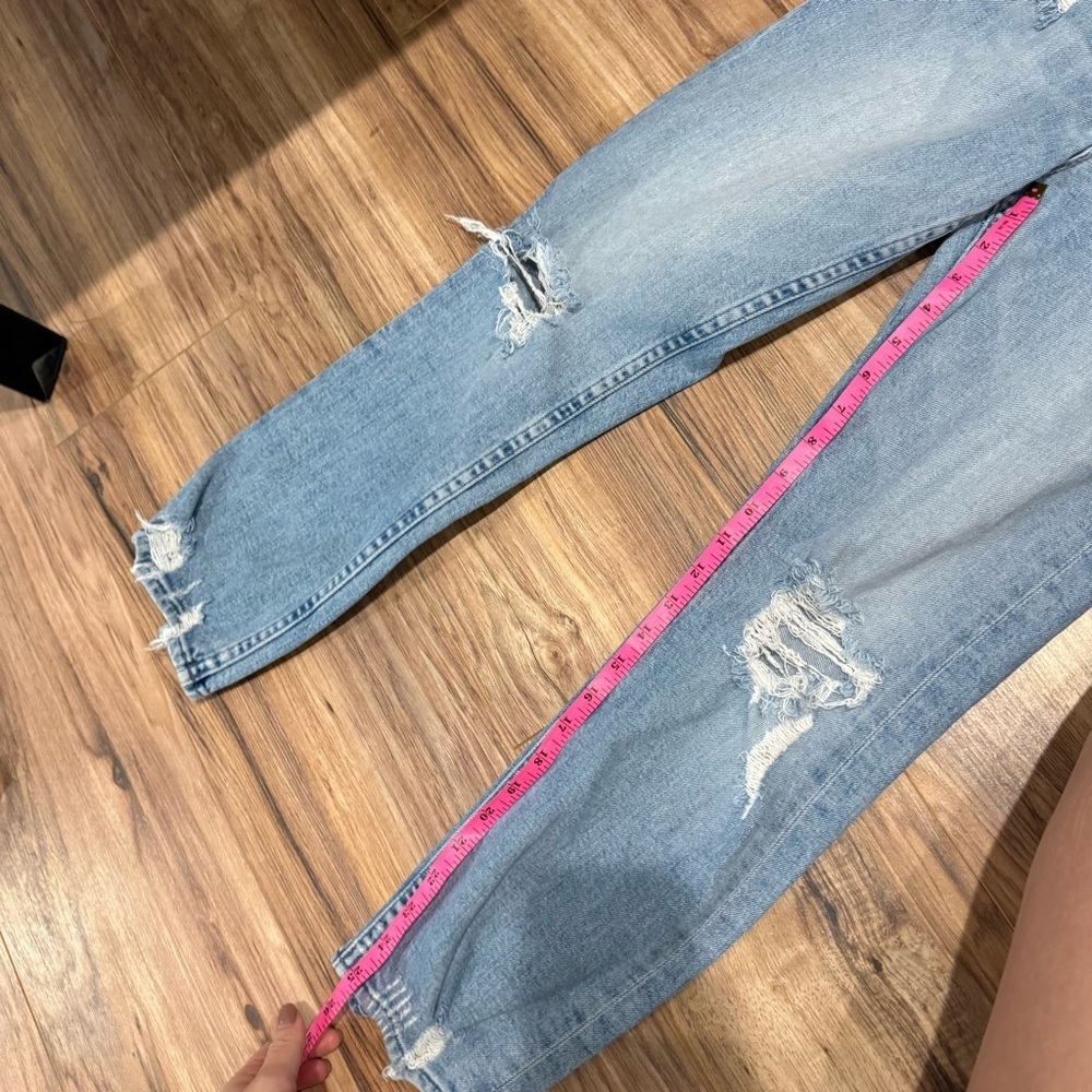 Mother Superior The Tomcat Distressed Straight Leg Jeans In The Confession - Picture 8 of 12